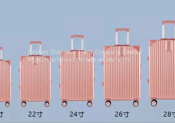 Suitcase Student 26 Inch Aluminum Frame Trolley Case 24 Inch Password Boarding Case photo-4