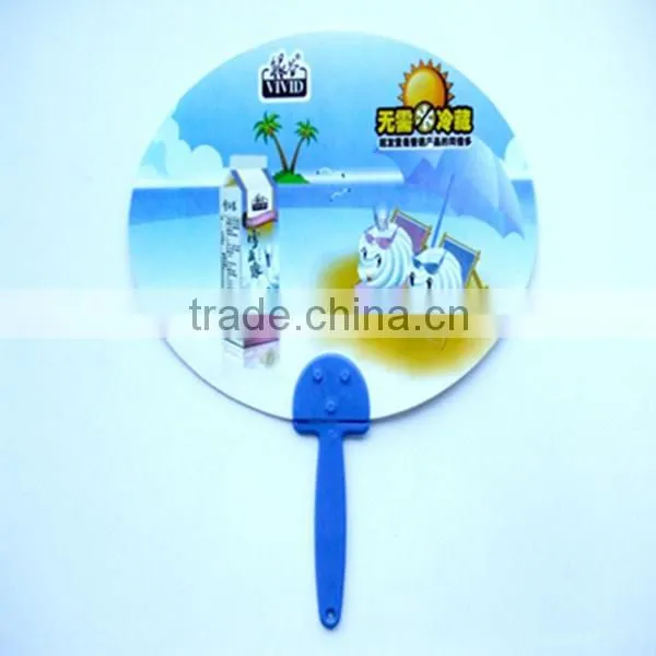 Factory Custom Printed Round Folding Fan for Promotion