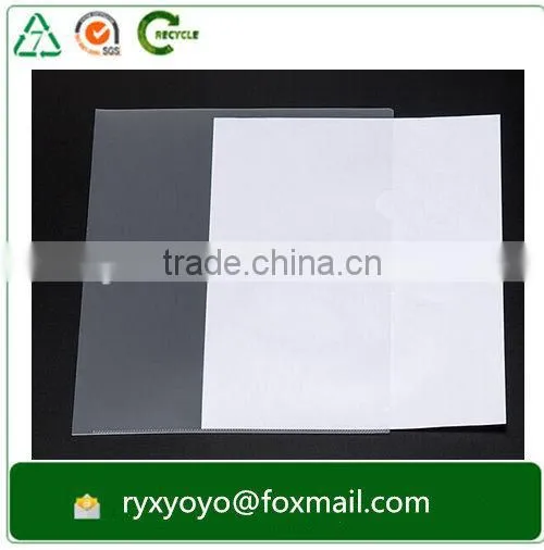 pp Plastic Clear File Folder A4 Size L Shape photo-4