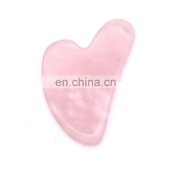 Heart Shaped Pink Quartz Gua Sha photo-2