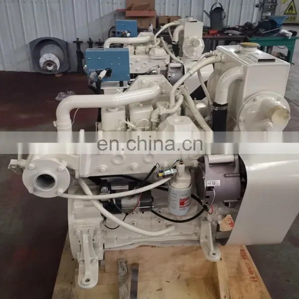Hot Sale Brand New 4 Cylinders 4 Stroke Water Cooling Marine Diesel Engine 4BTA3.9-M100 photo-4
