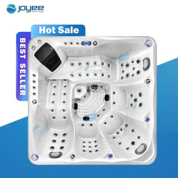 JOYEE Holiday Party Winter 5 Persons Best Acrylic Big Size Garden Hydro Whirlpool Outdoor Spa Hot Tub With Good Factory Price photo-5