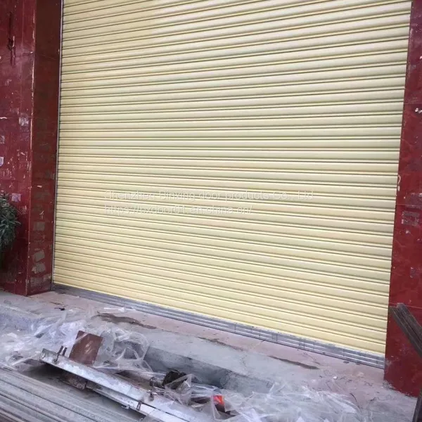 Aluminium Security Electric Rolling External Safely Roller Shutter Doors For Residential