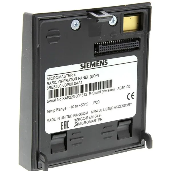 Siemens Inverter PLC 4 Basic Operator Panel 6SE6400-0BP00-0AA1 photo-3
