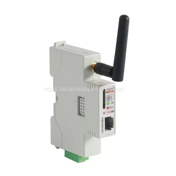 Acrel AWT100-WF Din-rail Type Smart Gateway With Wifi & RS485 Communication Wireless Communication Terminal For Uploading Data photo-2