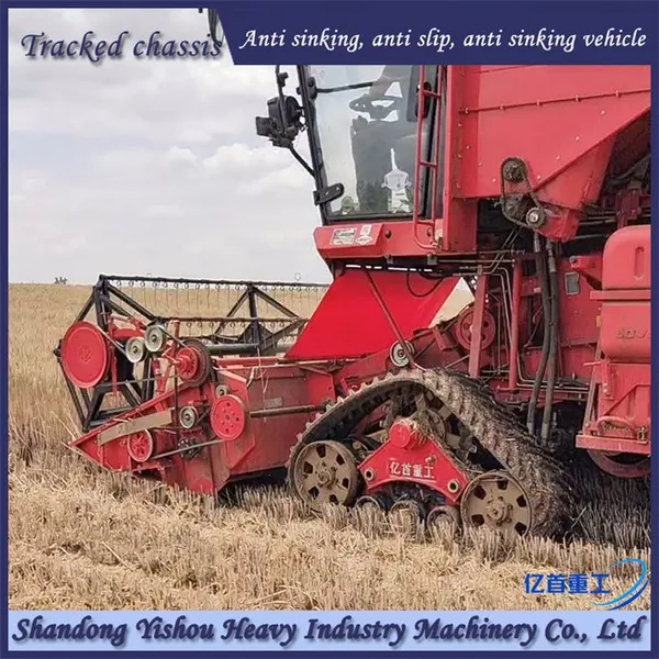 Customized Modification of Rubber Track Wheel Wheat Harvester With Strong Off-road Performance photo-4