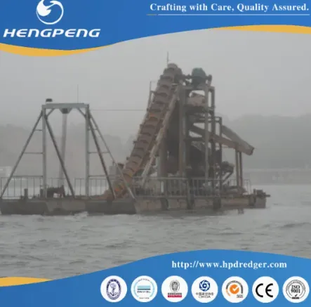 Robust Engineering China Chain Bucket Gold Mining Dredger for Mining Efficiency photo-2