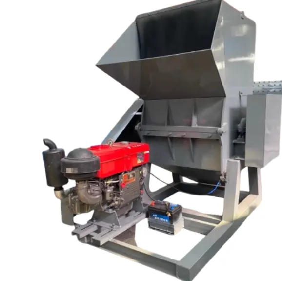 Waste Plastic Scrap Crusher Car Shell Crusher Small Plastic Bottle Crusher