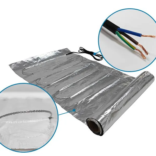 12v Heat Mat Aluminum Fabric Electric Heating Mat Bathroom Warming Undefloor Heating Mat