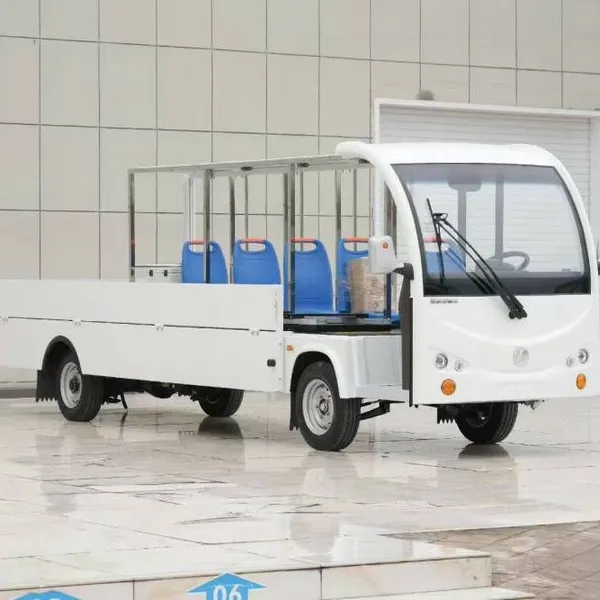 Three-ton Electric Truck, Suitable for Workshops, Docks and Factory Areas to Haul and Transport Goods. Four-wheel Electric Vehicle, Flatbed Truck With a Load Capacity of Three Tons photo-5
