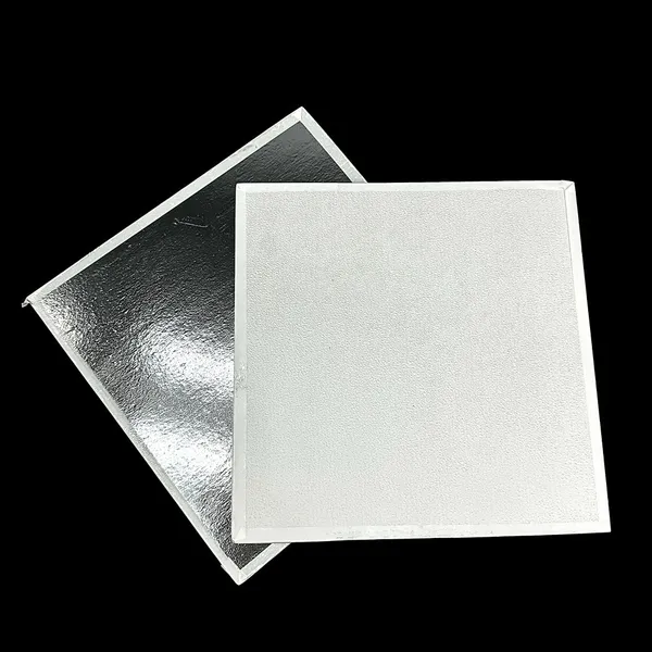 600x600mm PVC Laminated Gypsum Ceiling Board Compatible With Armstrong Grid Systems for Office Spaces