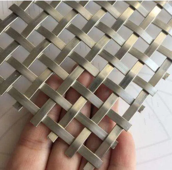 Stainless Steel Wire Mesh, Woven Metal Wire Mesh for Construction, Suitable for Cabinets and Decorative Mesh