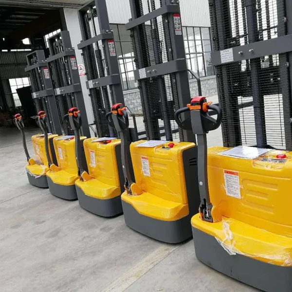 Best-Selling 1Ton 1500kg 3m Narrow Electric Counterbalanced Motor Aisle Stacker Walkie Stacker for Restaurant Forklifts photo-5