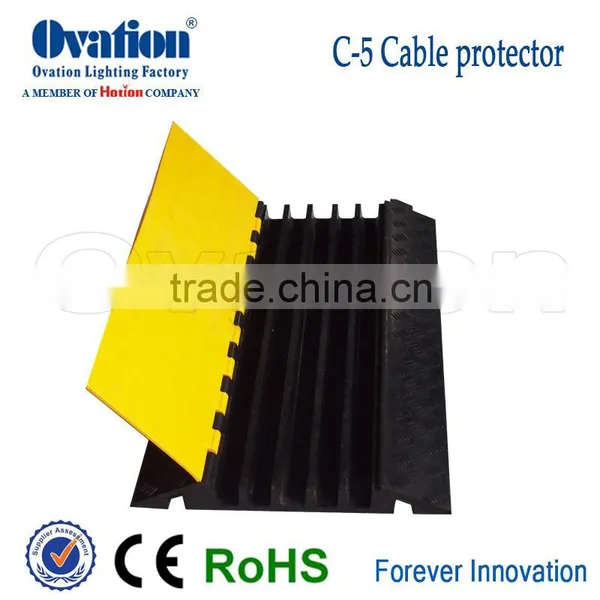 Wholesale In Car Safety Flexible Rubber & PVC 5 Channel Cable Protector photo-4