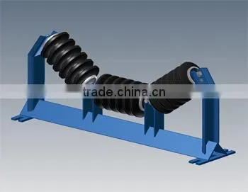 China Top Quality Size 89*465mm Rubber Coated Conveyor Idler Roller for Coal Mining photo-6