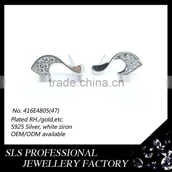 Fashion Cartilage Piercing Earring Simple Light Weight Stud Earring for Little Girls Wear With Butterfly Push Back Earring Stud photo-2