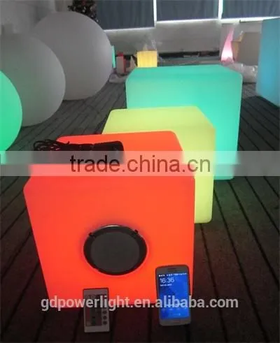 LED Cube With Bluetooth Speaker Stereo and Remote Control 4343B4 photo-6