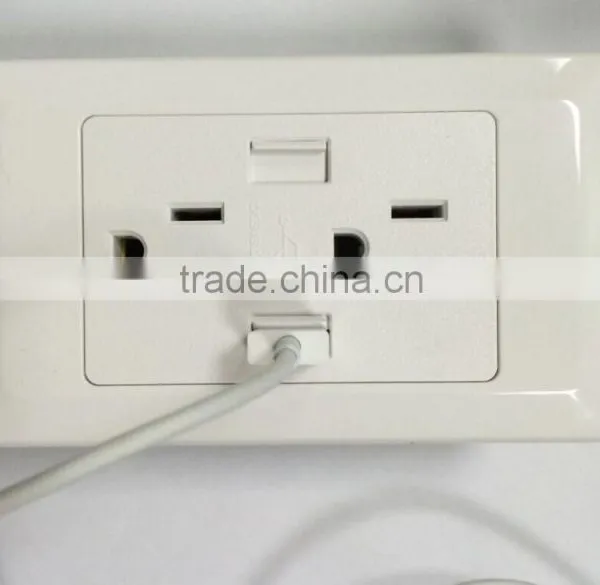 us Wall Receptacle With Usb Output Usb Wall Socket us