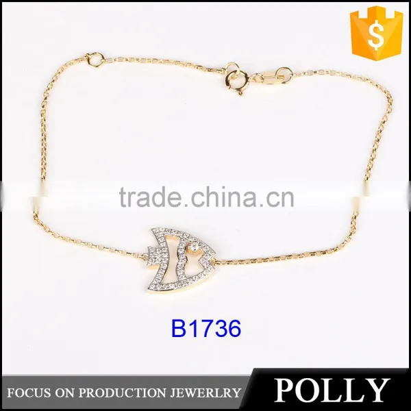China Factory Wholesale 925 Sterling Silver Diamond and Gemstone Bracelet photo-2