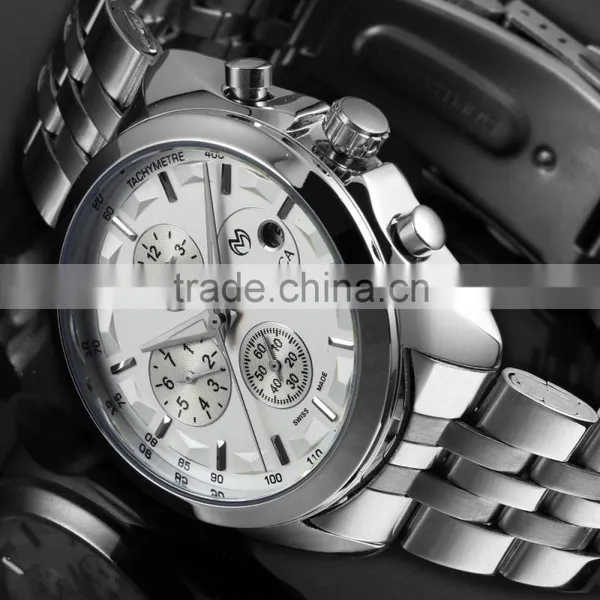 All Stainless Steel Two Tone Top Luxury Automatic Man Watches New Design Branded Wristwatches WM439 photo-4