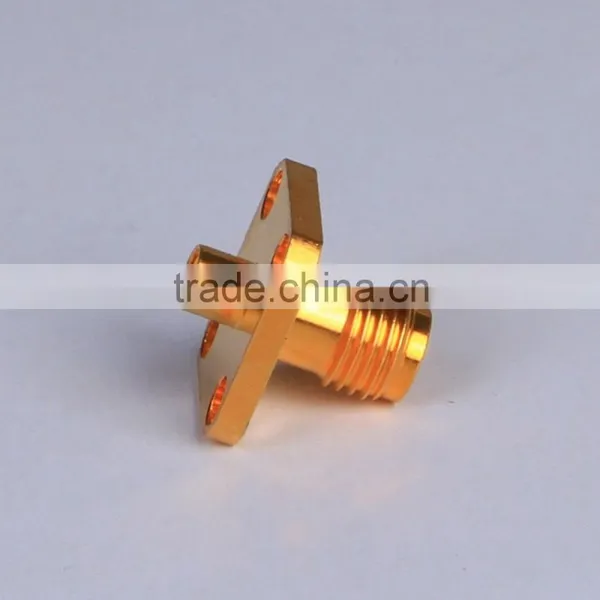 RF SMA 4 Holes Bulkhead Panel Mount Connector photo-3