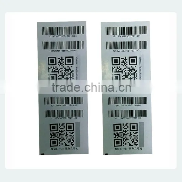 Customized High Recognition Printed Barcode and 2-dimension Code Label photo-4