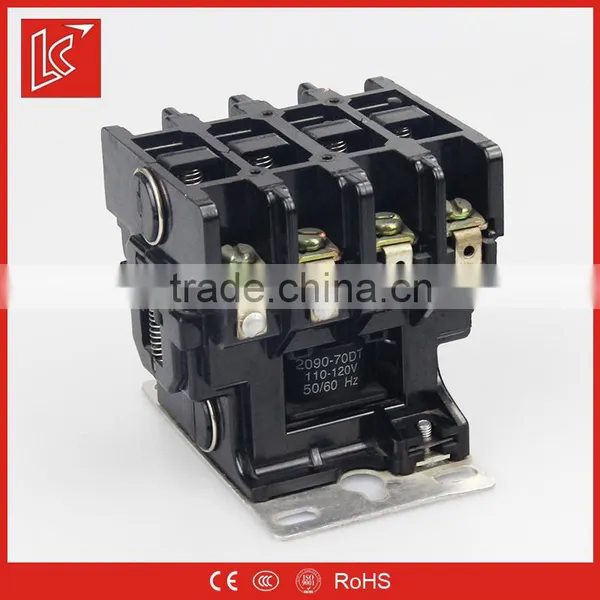 Air conditioner AC contactor 4 poles modular contactors 63a with 85% sliver contact