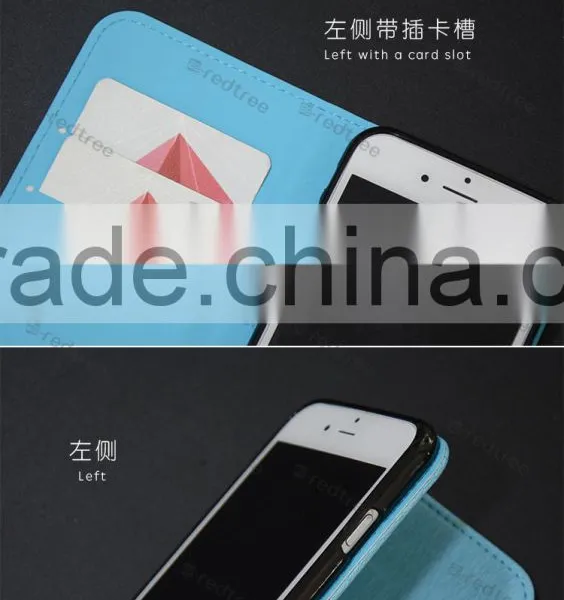 Hot Idea Luxury Leather Etui Mobile Phone Back Cover for Vivo Y28 photo-3