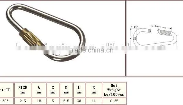 STAINLESS STEEL PEAR SHAPED QUICK LINK photo-4