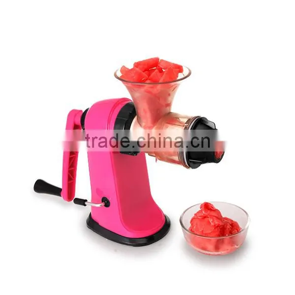 PP+ABS+S/S 30*30*12 Hot Sale Manual Orange Juicer Machine/slow Juicer/vegetable Juicer photo-3