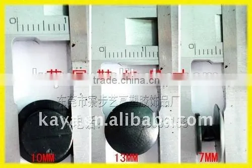 Selling Transparent and Black ABS Shoe Buckle photo-3