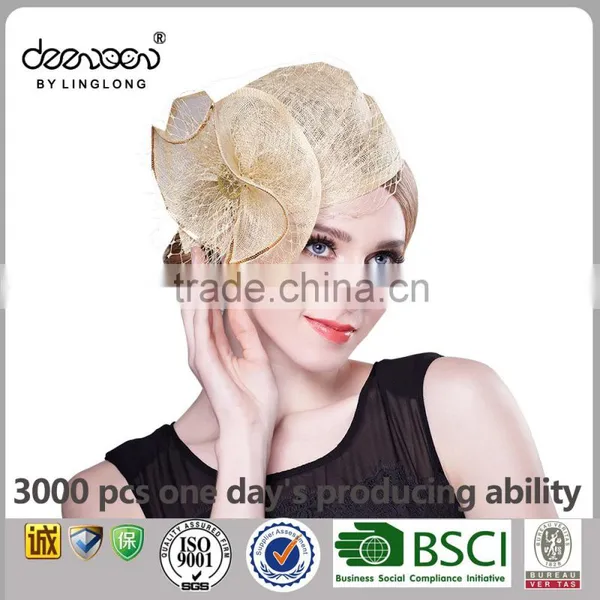 Hair Sinamay Fascinator Hats for Women Sinamay Church Hat Supplier's Choice photo-2