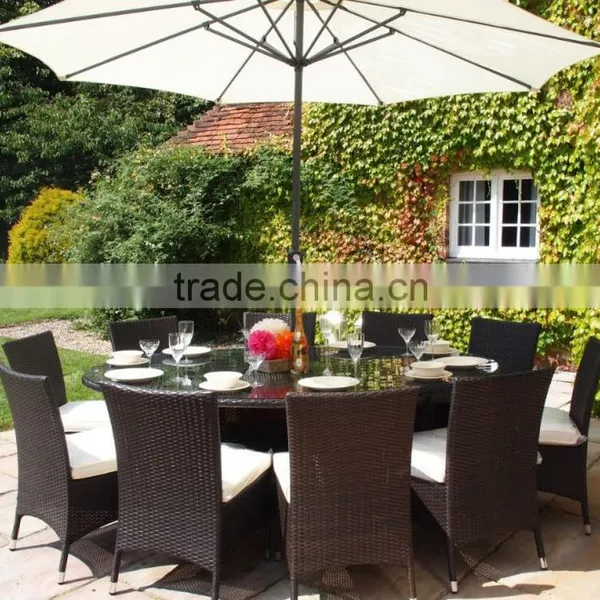PE Rattan Outdoor Furniture Dining Table and Chair (DH-N9075) photo-3