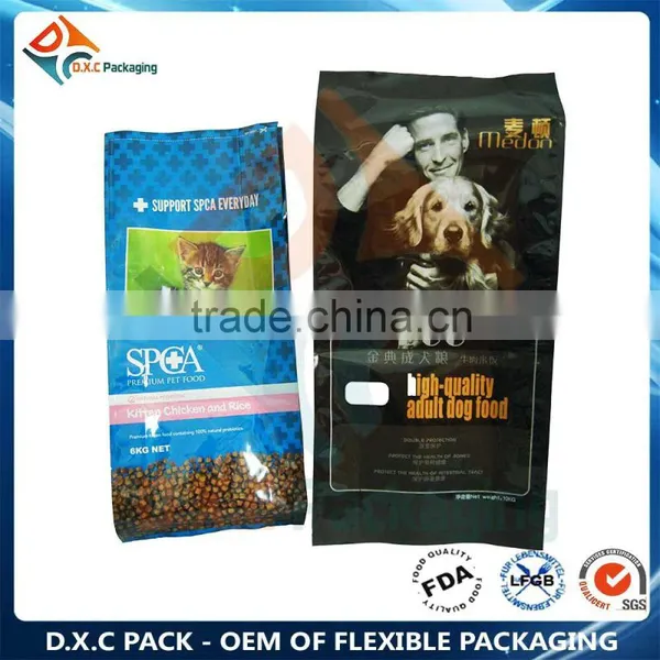 10KG Custom Print Foil Quad Seal Bag For Pet Food / Dog Food photo-2