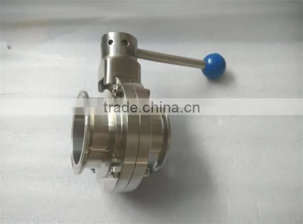 Manual Sanitary Tri-clamp Butterfly Valve