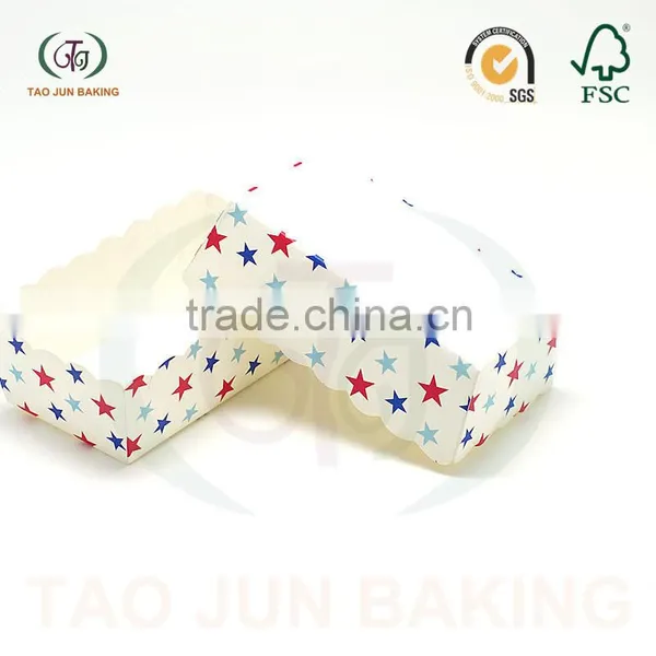 14*5*4cm Rectangle Shaped Disposable Cake Container Baking Cups photo-4