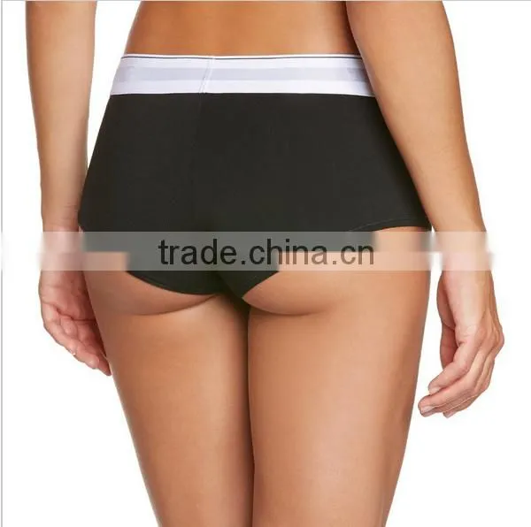 Professional OEM Women Sports Bra & Boyshort Underwear;Practice Swimming Bralette Bikini Tube Bra Custom Logo photo-6