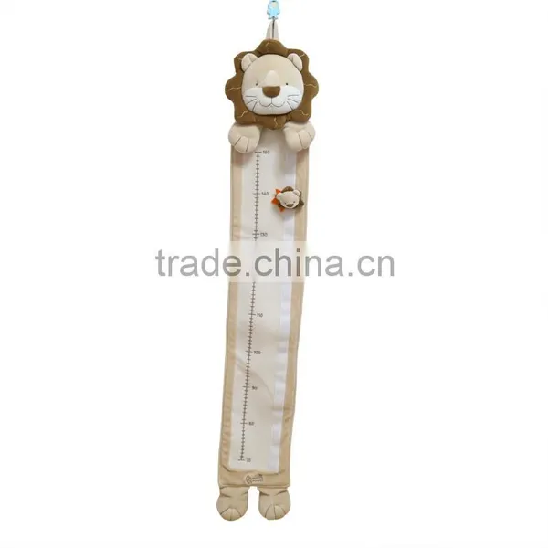 Children Plush Lion Toys Height Measure Growth Chart Ruler photo-4