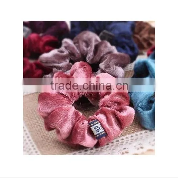 Fashion Velvet Ponytail Holder Hair Scrunchies Hair Accessory for Sale