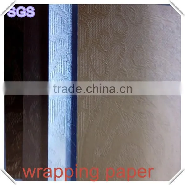 2015 Hot Sale Embossed Metallic Foil Paper for Wrapping and Printing photo-3