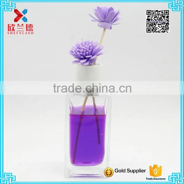 Glass Diffuser Bottle 200ml Rectangle Shape Best Quality Glass Bottle Reed Sticks Supplier's Choice photo-2