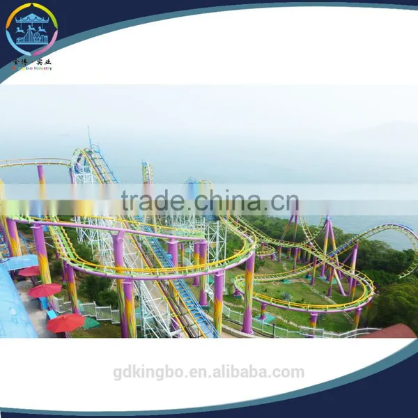 Amusement Park Ride 24-seat Six-ring Roller Coaster photo-2