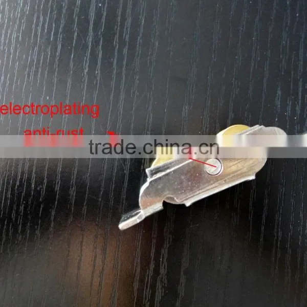 PVC Sliding Window Double Copper Notch Pulley photo-4