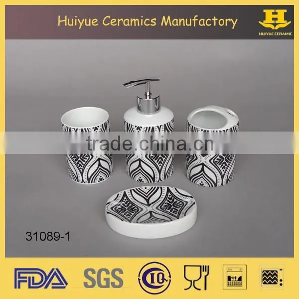 Ceramic Bathroom Cup, Mouthwash Cup, Bathroom Accessory Cup photo-2