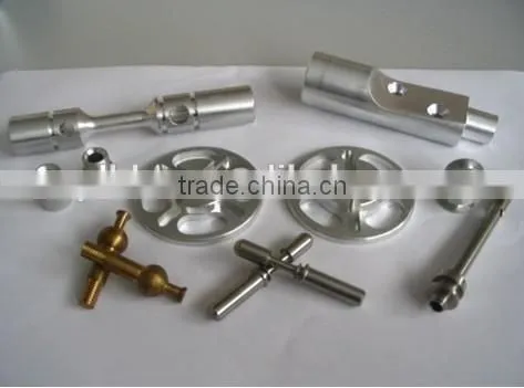 HLZS High Precision CNC Metal Lathe Parts, Brass Metal Turning Parts photo-3