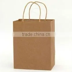 No Printing Brown Kraft Paper Bags Machine Kraft Paper Bag Kraft Paper Shopping Bags With Handle -PB30