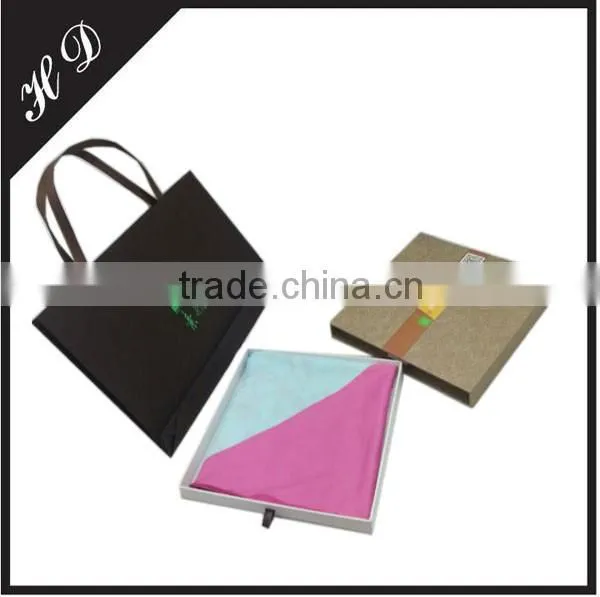 Custom Scarf Packaging Box With Gift Bag photo-3