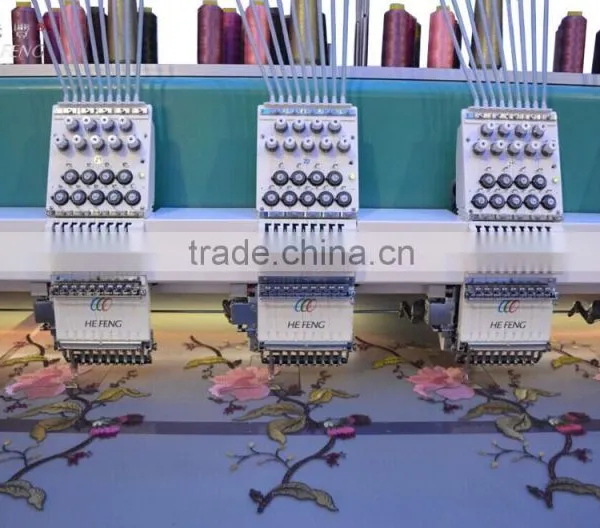 Computerized 24 Heads High Speed 1200rpm Flat Embroidery Machine photo-2