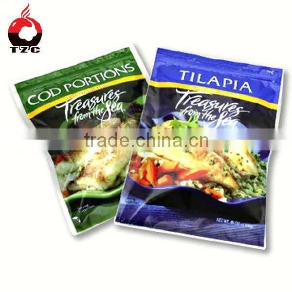 Food Grade Plastic Vacuum Tilapia Packaging Bag photo-3