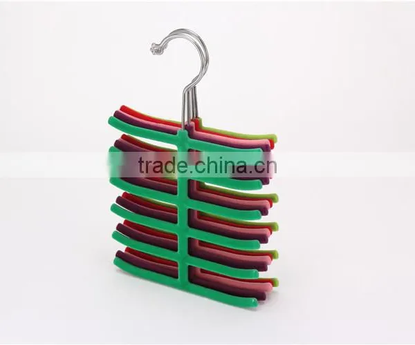 Standby Velvet Flocked Tie Organizers Gentlemen Custom Suit Hangers photo-5